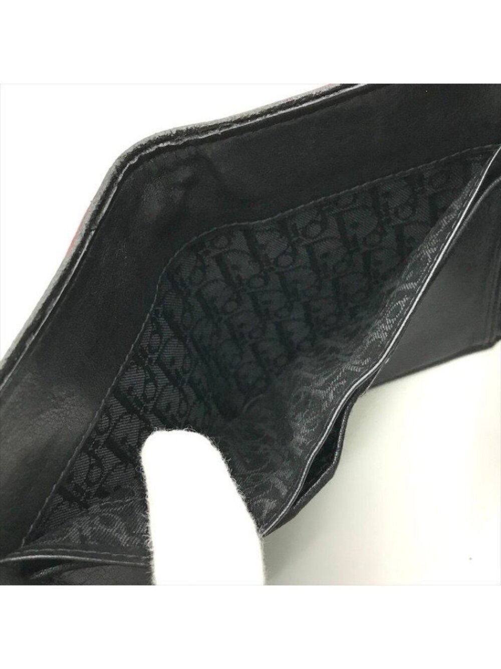 Dior Hardcore Trifold Canvas Leather Compact Wallet - Picture 8 of 10